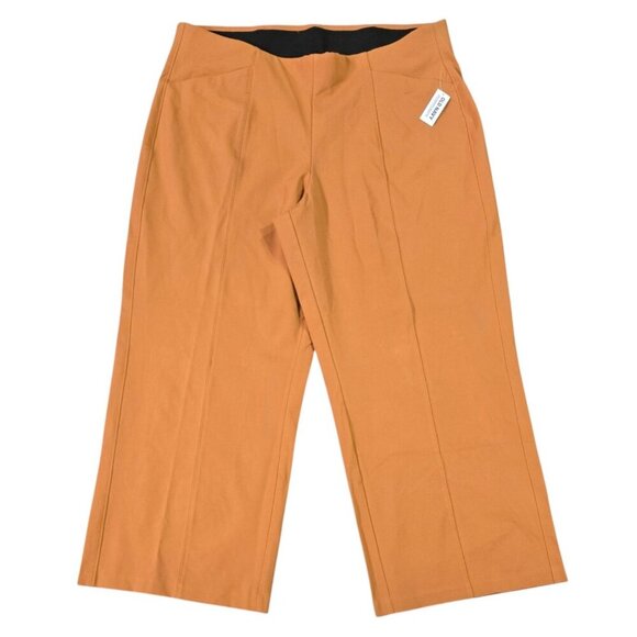 Old Navy NWT High Waisted Pull On Pixie Super Wide Leg Pants Soft Bronze - Picture 1 of 11